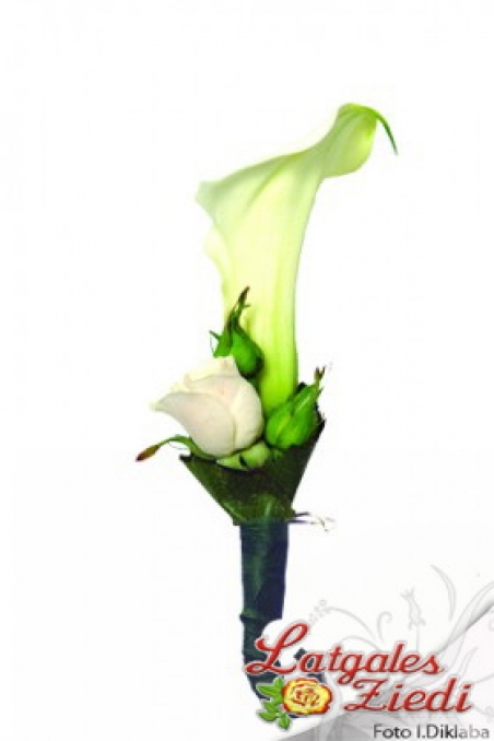 Бутоньерки из цветов 008