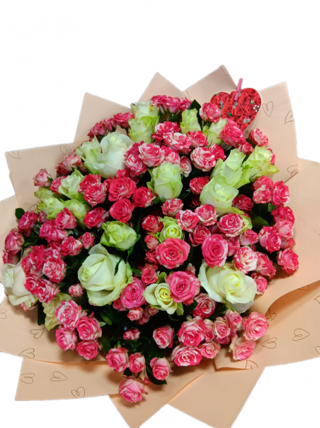 Apsveikuma pušķis 123