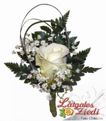 Бутоньерки из цветов 014