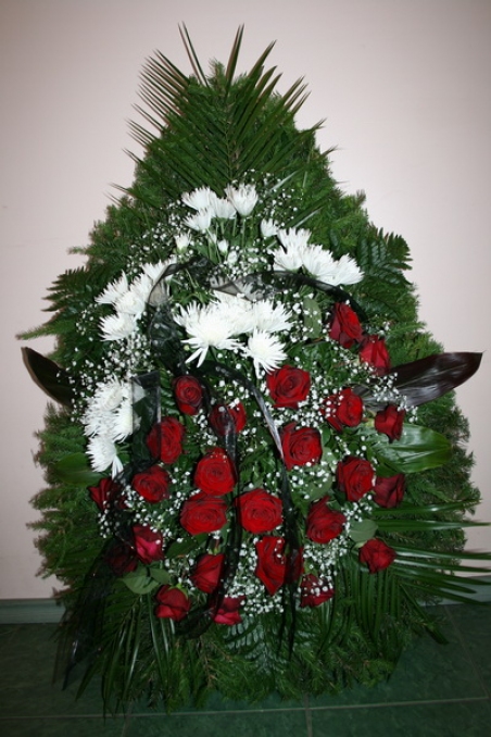 Траурный (похоронный) венок - "0006"