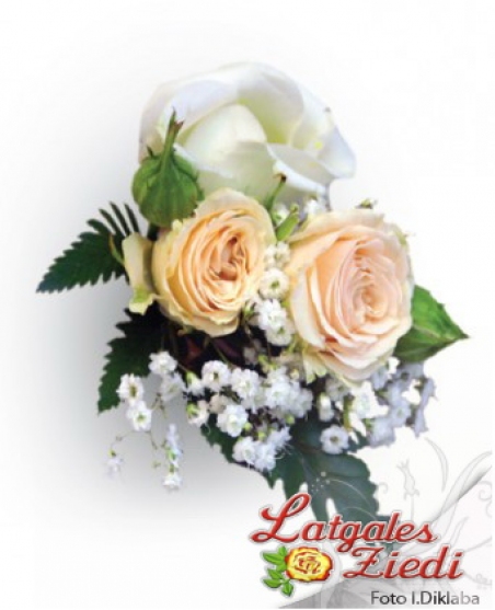 Бутоньерки из цветов 015